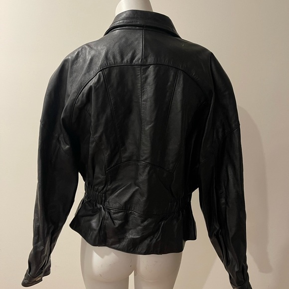 MAGGIE LAWRENCE leather jacket size large - Picture 6 of 6